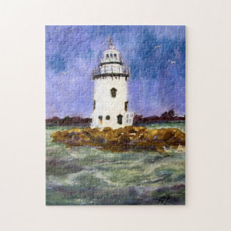 Altes Saybrook Leuchtturm Maureen Girard Ocean Puzzle