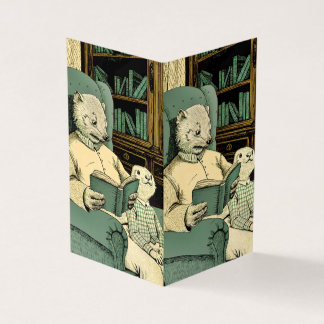 Altes Schaf las ein Buch an ein junges Schaf