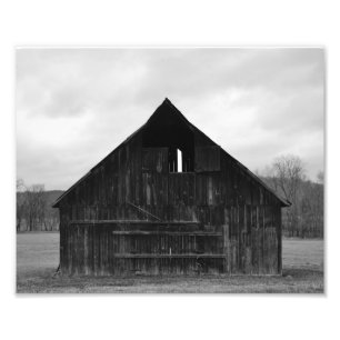 Altes Scheunenfoto Fotodruck