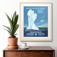 Altes schickes Vintage Travel Poster