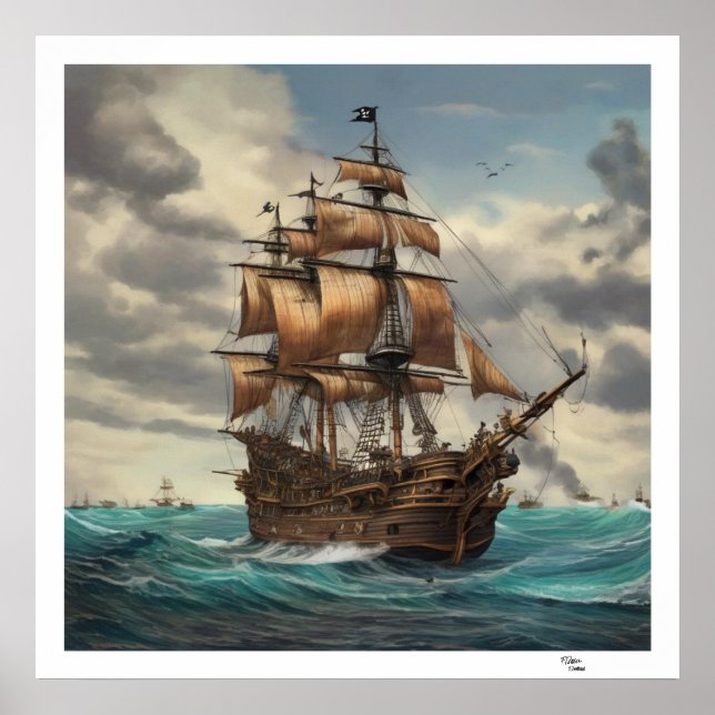 Altes Schiff Poster (Vorne)