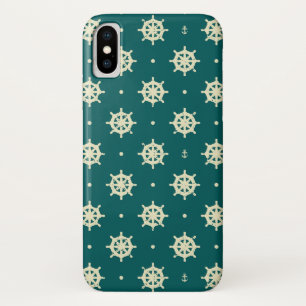 Altes Schiffsradraster iPhone X Hülle
