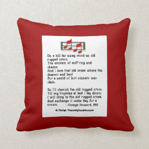 Altes schroffes QuerHymnen-Kissen Kissen