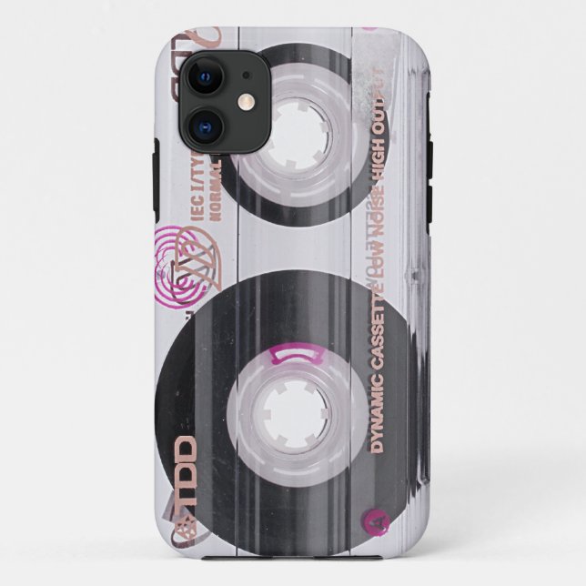 Altes Schul-Cassettenband Case-Mate iPhone Hülle (Rückseite)