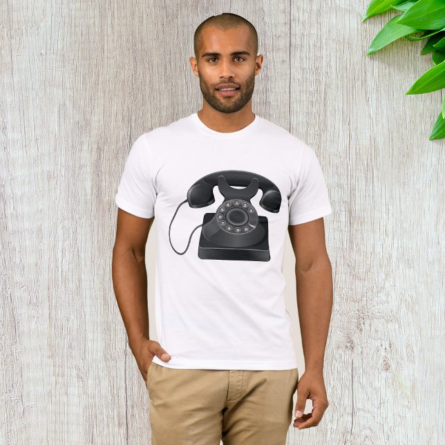 Altes Schwarzes Handy Mens T - Shirts (Von Creator hochgeladen)