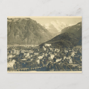 Altes Schweiz, Interlaken und Jungfrau Postkarte