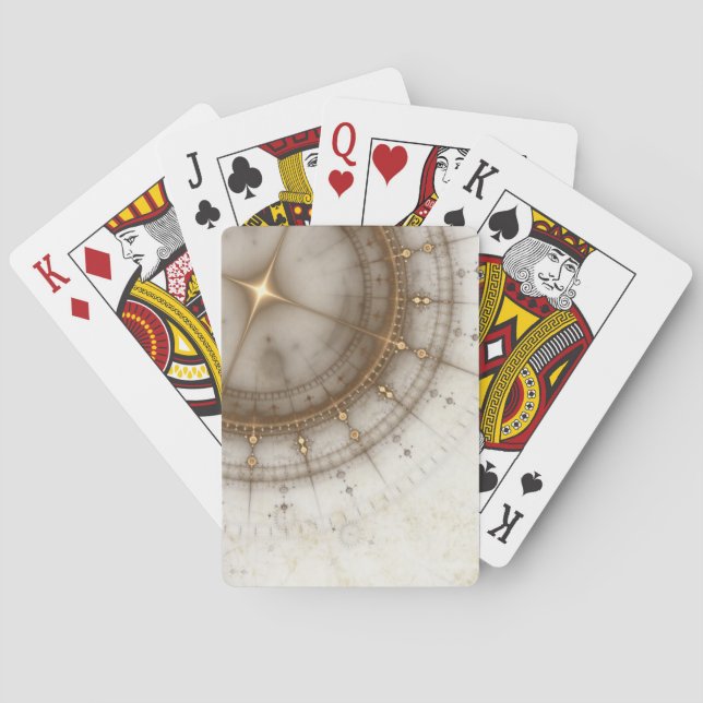 Altes Seediagramm, Schmutz Spielkarten (Rückseite)