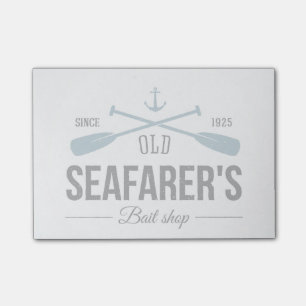 Altes Seemann-Köder-Geschäft Post-it Klebezettel