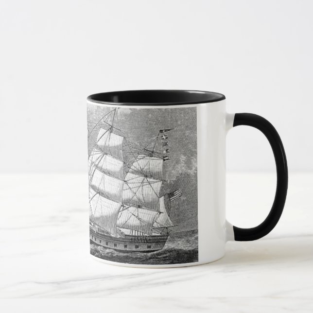 Altes Segelschiff Tasse (Rechts)