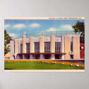 Altes Sieg-Feld Indianapolis Indiana Poster