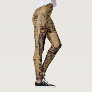 Altes Siegel, Wohlbefinden, Tea & Tao - China Leggings