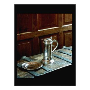 Altes Silber und Eiche (2) Fotodruck