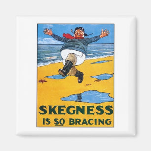 Altes Skegness Plakat - Skegness ist so belebend - Magnet
