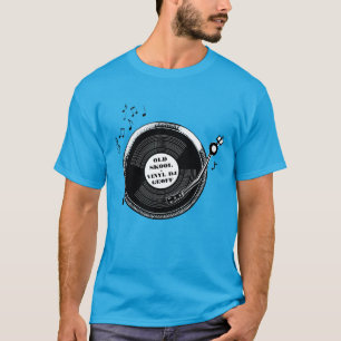 Altes skool DJ-RekordTurntable-T - Shirt