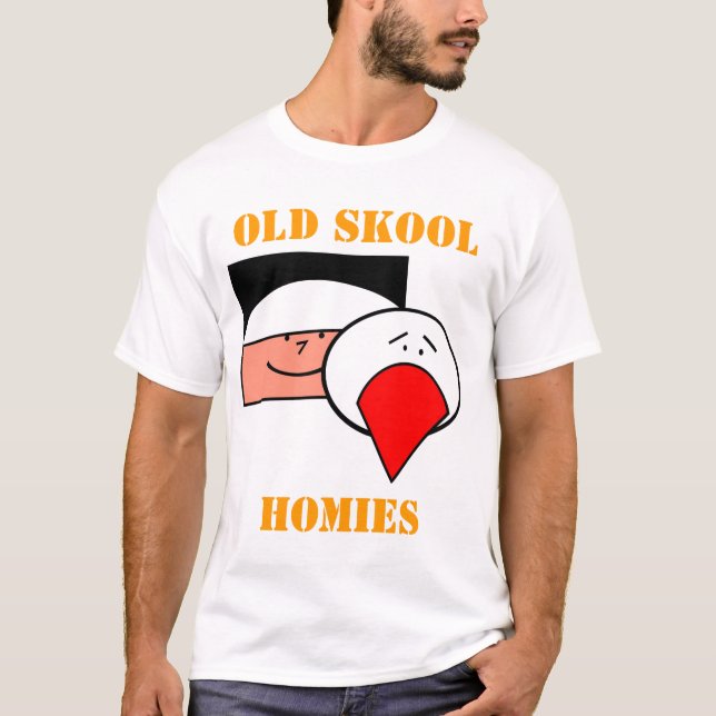 Altes Skool Homies T-Shirt (Vorderseite)