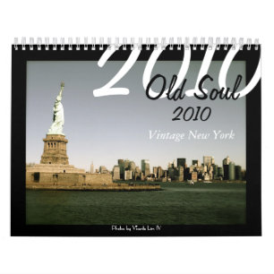 Altes Soul 2010 Vintages New York (verblaßter Kalender