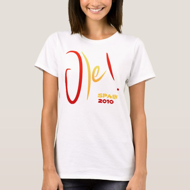 altes Spanien 2010 T-Shirt (Vorderseite)