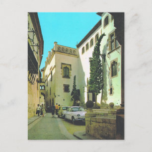 Altes Spanien, Sitges, alte Straßen Postkarte