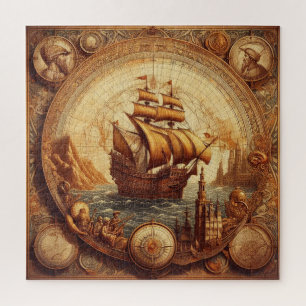 Altes Spanisches Segelschiff 1 Puzzle