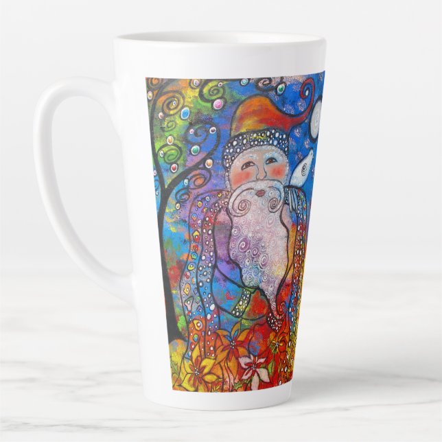 Altes St. Nick Originelle Kunst Milchtasse (Links)