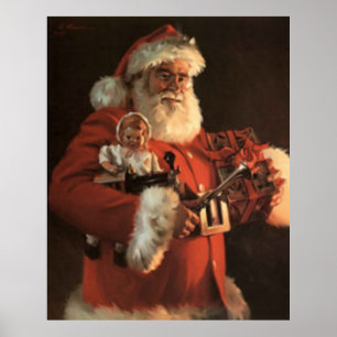 Altes St. Nick-Poster Poster