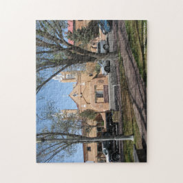 Altes Stadtpuzzlespiel Puzzle