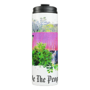 *~* Altes Stallland Rustikale AP16 Thermosbecher