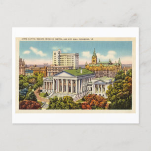 Altes State Capitol, Richmond, Virginia Postkarte