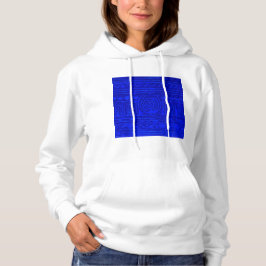 Altes sumerisches Mesopotamian Muster Blau Hoodie