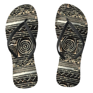 Altes sumerisches mesopotamisches Muster Flip Flops