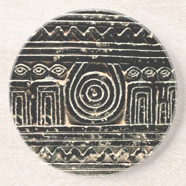 Altes sumerisches mesopotamisches Muster Getränkeuntersetzer (Vorne)