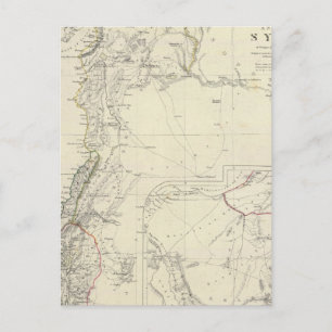 Altes Syrien bis Sinai Postkarte