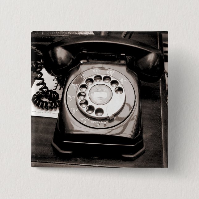 Altes Telefon Button (Vorderseite)
