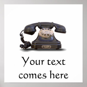 Altes Telefon Poster