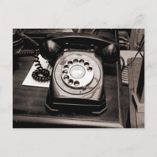 Altes Telefon Postkarte