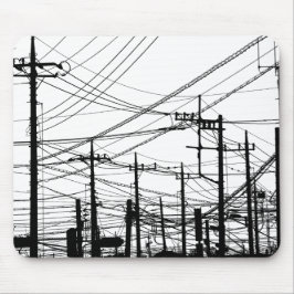 Altes Telefon und Power Mousepad