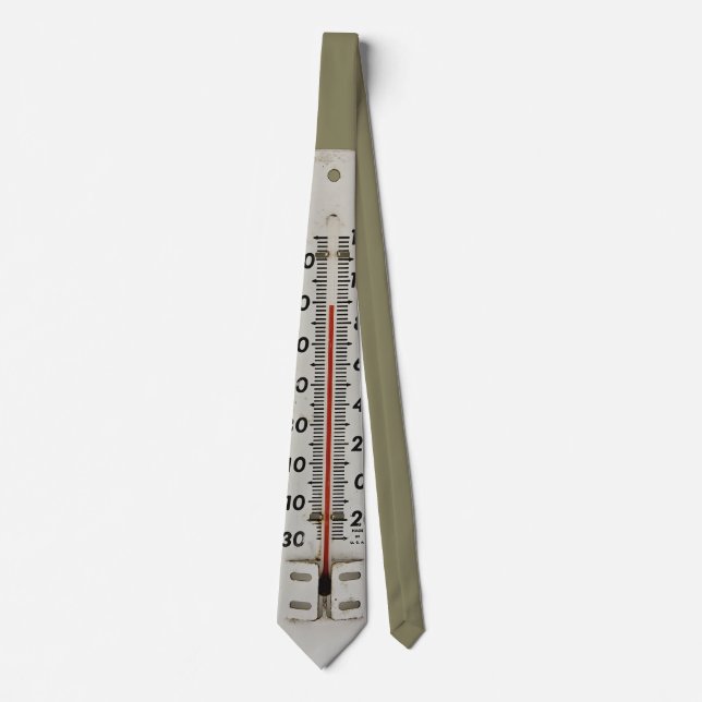 altes Thermometer Krawatte (Vorderseite)