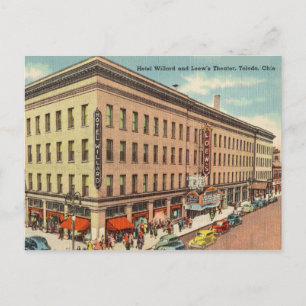 Altes Toledo, Ohio Postkarte