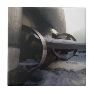 Altes U-Boot Fliese