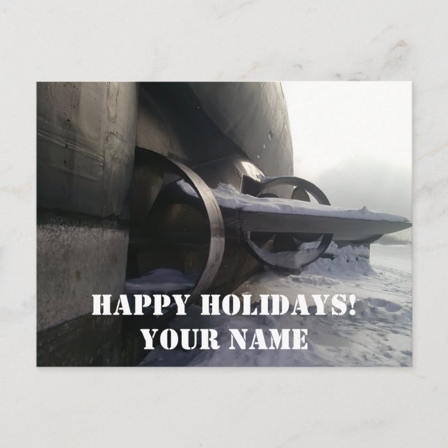 Altes U-Boot Postkarte (Vorderseite)