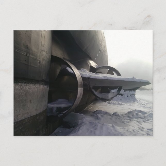 Altes U-Boot Postkarte (Vorderseite)