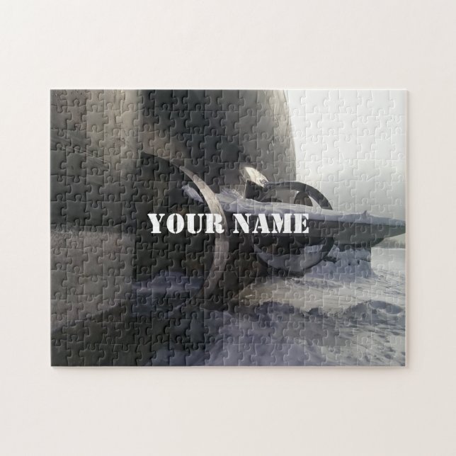 Altes U-Boot Puzzle (Horizontal)