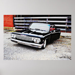 Altes und klassisches Black Impala Art Poster