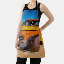 Altes und verlassenes Auto in Solitaire, Namibia Schürze