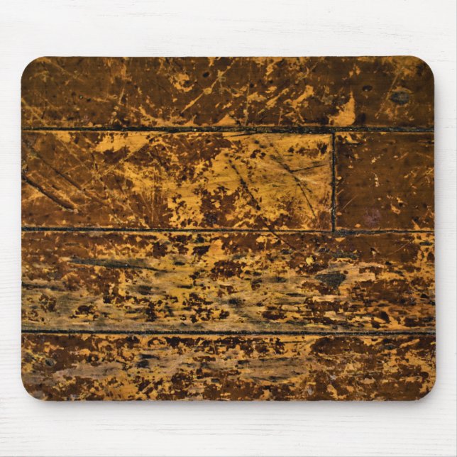 Altes verschlissenes Holzpaneel Mousepad (Vorne)