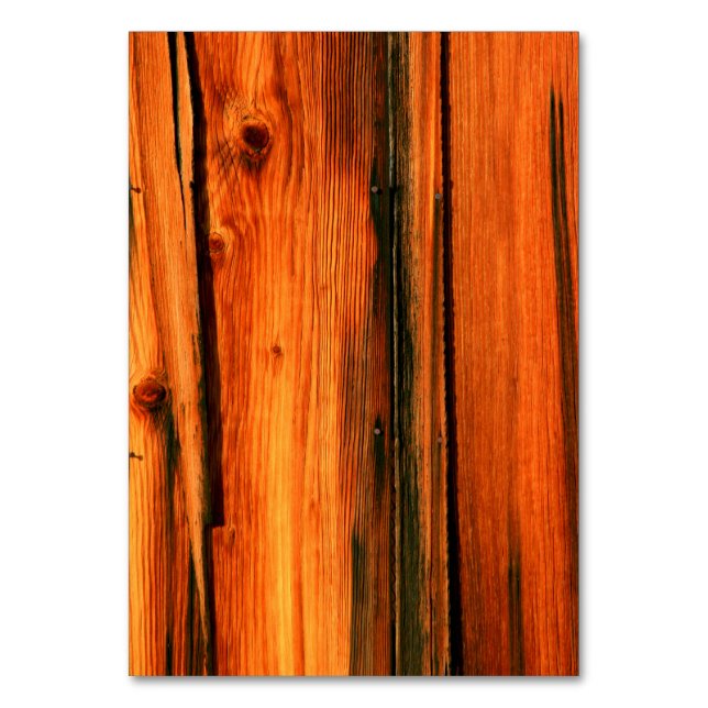 altes, verwittertes Brett Tischnummer (Vorderseite)