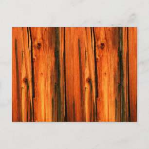 altes verwittertes Schrankbrett Postkarte
