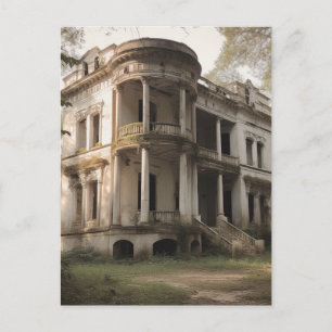 Altes verzichtetes Weiß-Haus Postkarte