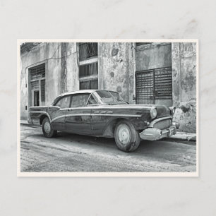 Altes Vintage-Auto Postkarte