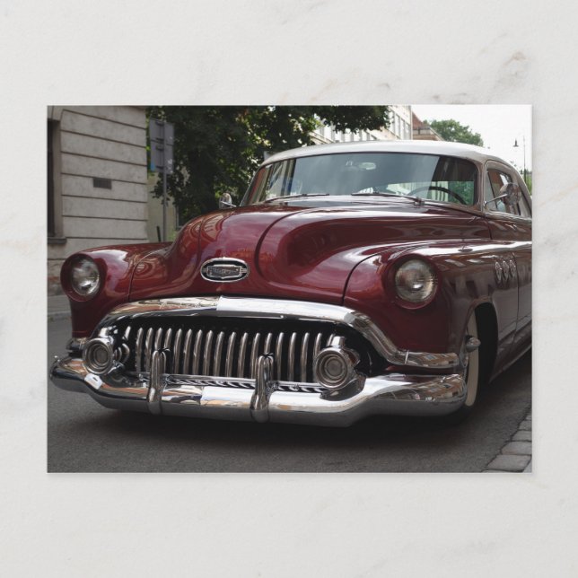 Altes Vintage-Auto - Postkarte (Vorderseite)